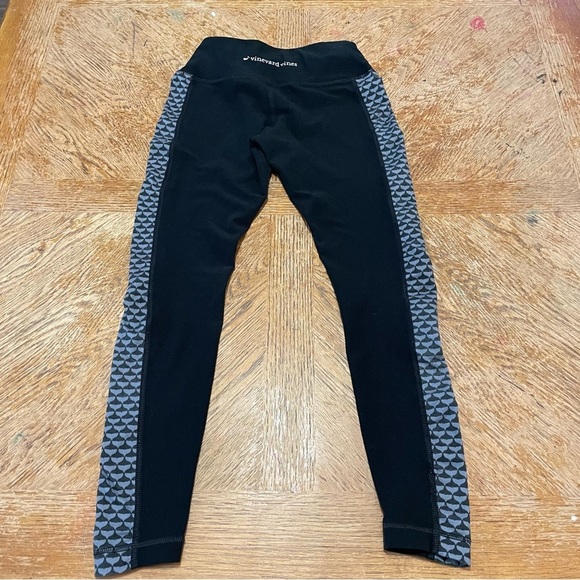 Vineyard Vines Performance Ankle Crop Side Whale Tail Leggings Size XXS - Picture 2 of 7